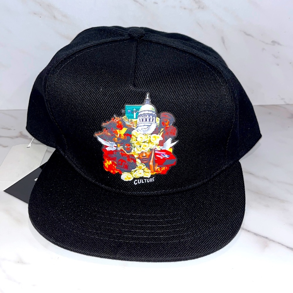 NWT YRN migos black culture SnapBack hat